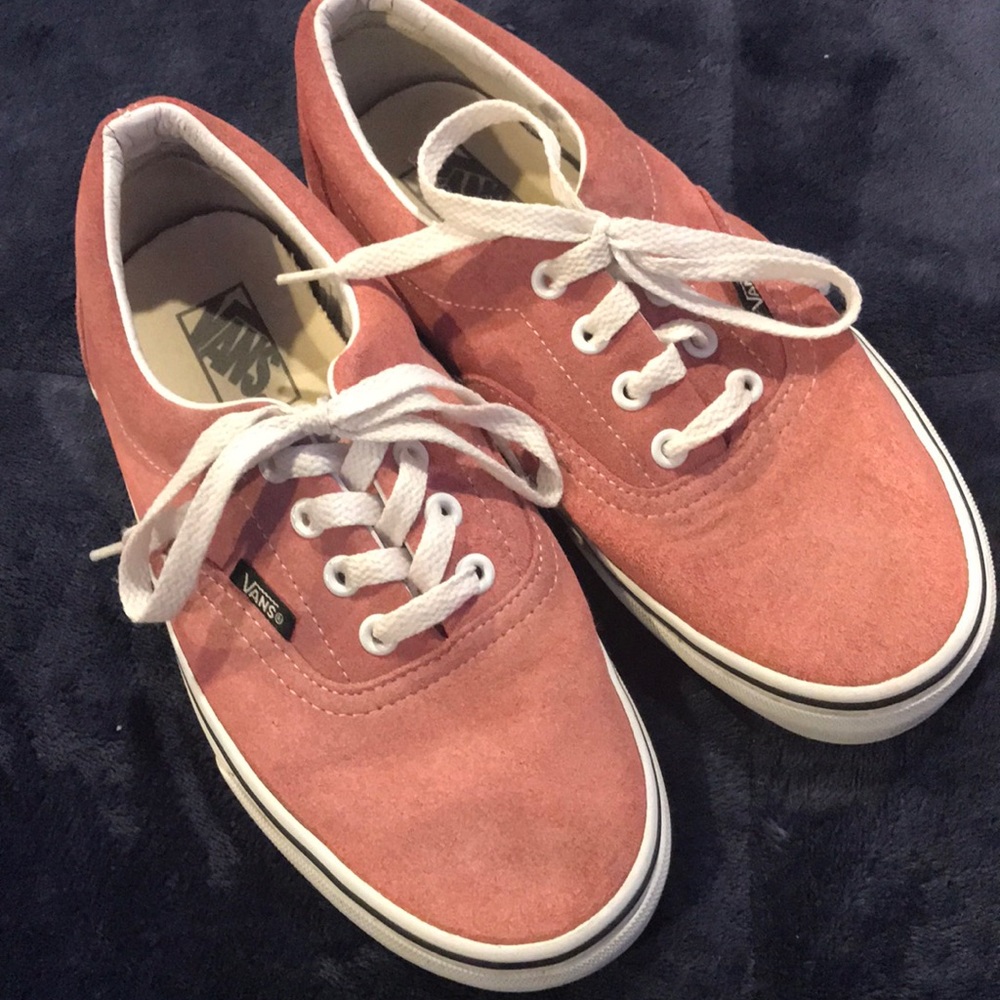 Pink suede vans
